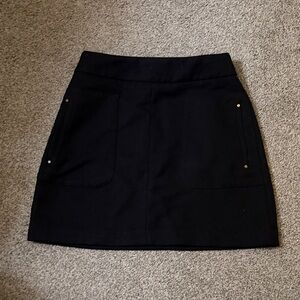H&M Black Mini Skirt with Pocket Detail